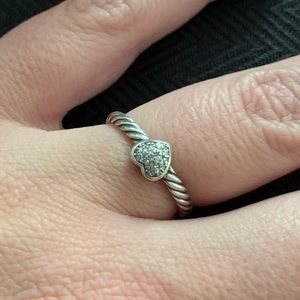 David Yurman Cable Collectibles Heart Ring